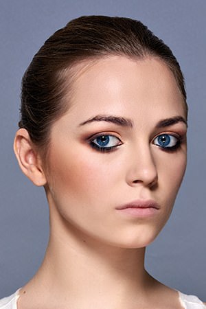 Makijaż ślubny - tutorial. Modelka: Anastasiia Zaluzhniak, Make-up: Małgorzata Bałdowska, Fotografia: Michał Zagórny