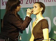 Pokaz makijażu wieczorowego, Salon Wiosna 2009 - fot. Anna Zakrzewska, Adam Dauksza