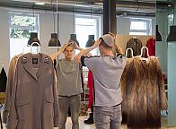 Showroom Lidii Kality. Backstage z sesji fotograficznej. 8 lipca 2015. Fot. Anita Kot