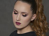 Make-Up: Justyna Lasota, Modelka: Martyna Pietrzyk, Fot.: Piotr Pazdyka / sesja egzaminacyjna, styczeń 2016 