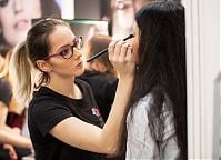 Szkoła Wizażu i Charakteryzacji SWiCh na 20. Międzynarodowych Targach Beauty Forum & Make-up Day. 11-12 marca 2017 r. Fot. Anna Pisarek