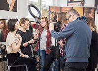 Warsztaty z Magdaleną Graff z NYX Proffesional Makeup w Szkole Wizażu i Charakteryzacji SWiCh. 30 marca 2019 r. 